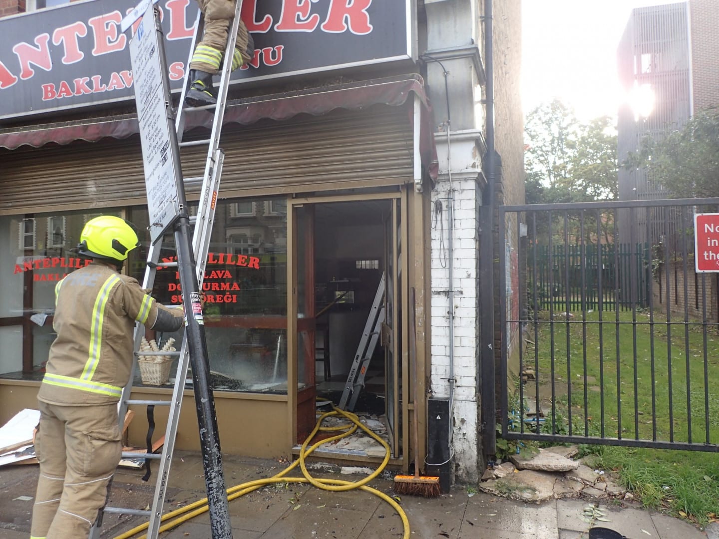 Fire in Green Lanes