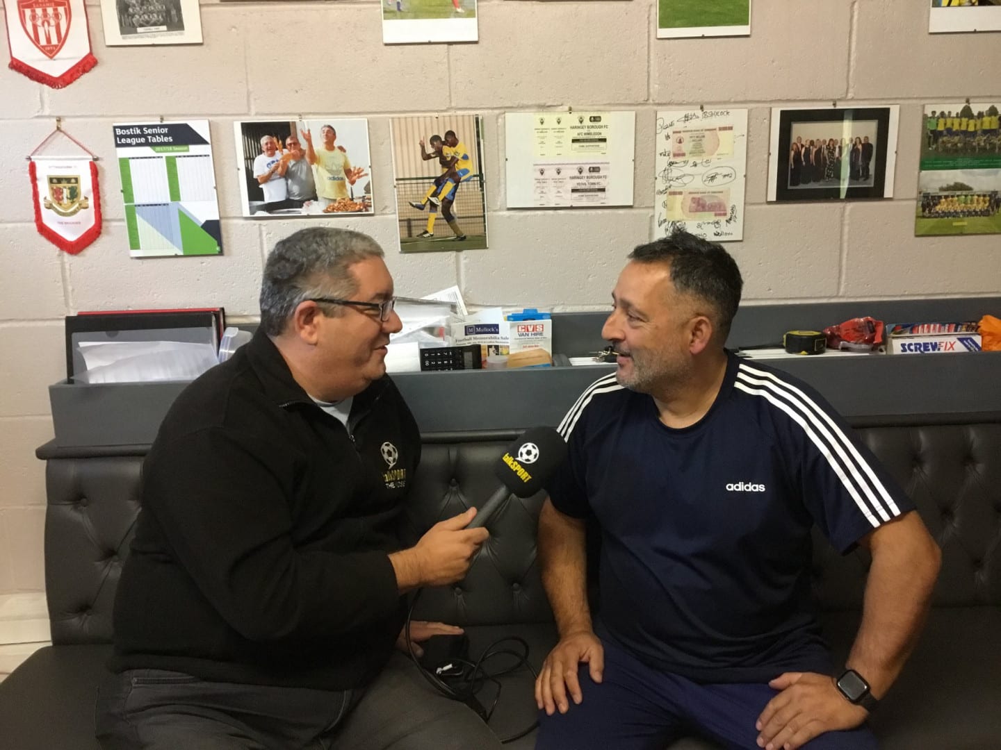 Listen to Tom Loizou Haringey Borough manager speaking to talk sports Ian Abraham (Moose) pre FA Cup