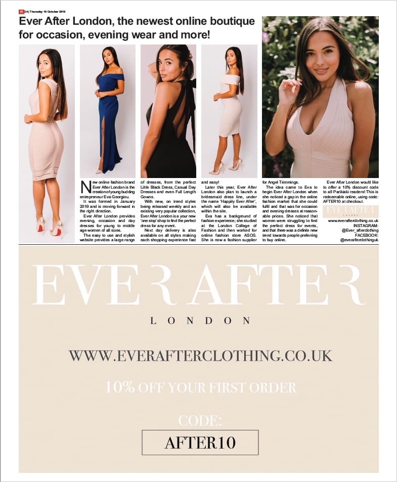 UK Cypriot launches Ever After London, The newest online boutique for  Occasion, Evening dresses & more! | Parikiaki Cyprus and Cypriot News