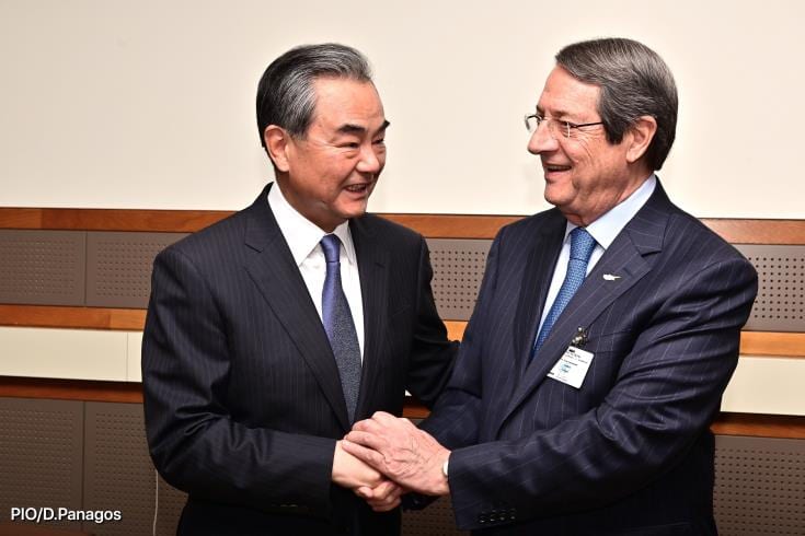 China supports implementation of UN resolutions on Cyprus