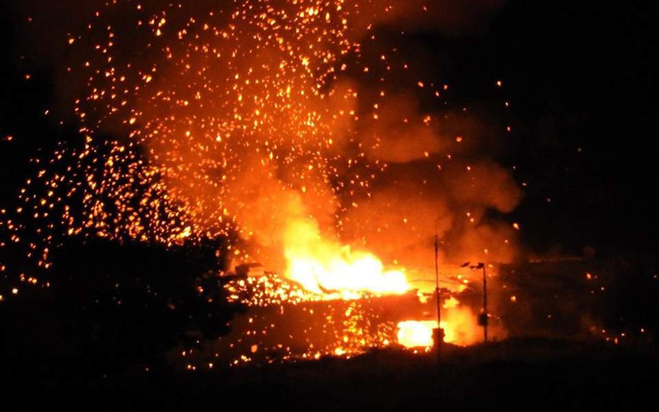 Fire set off blasts at army depot, says Turkish Cypriot official