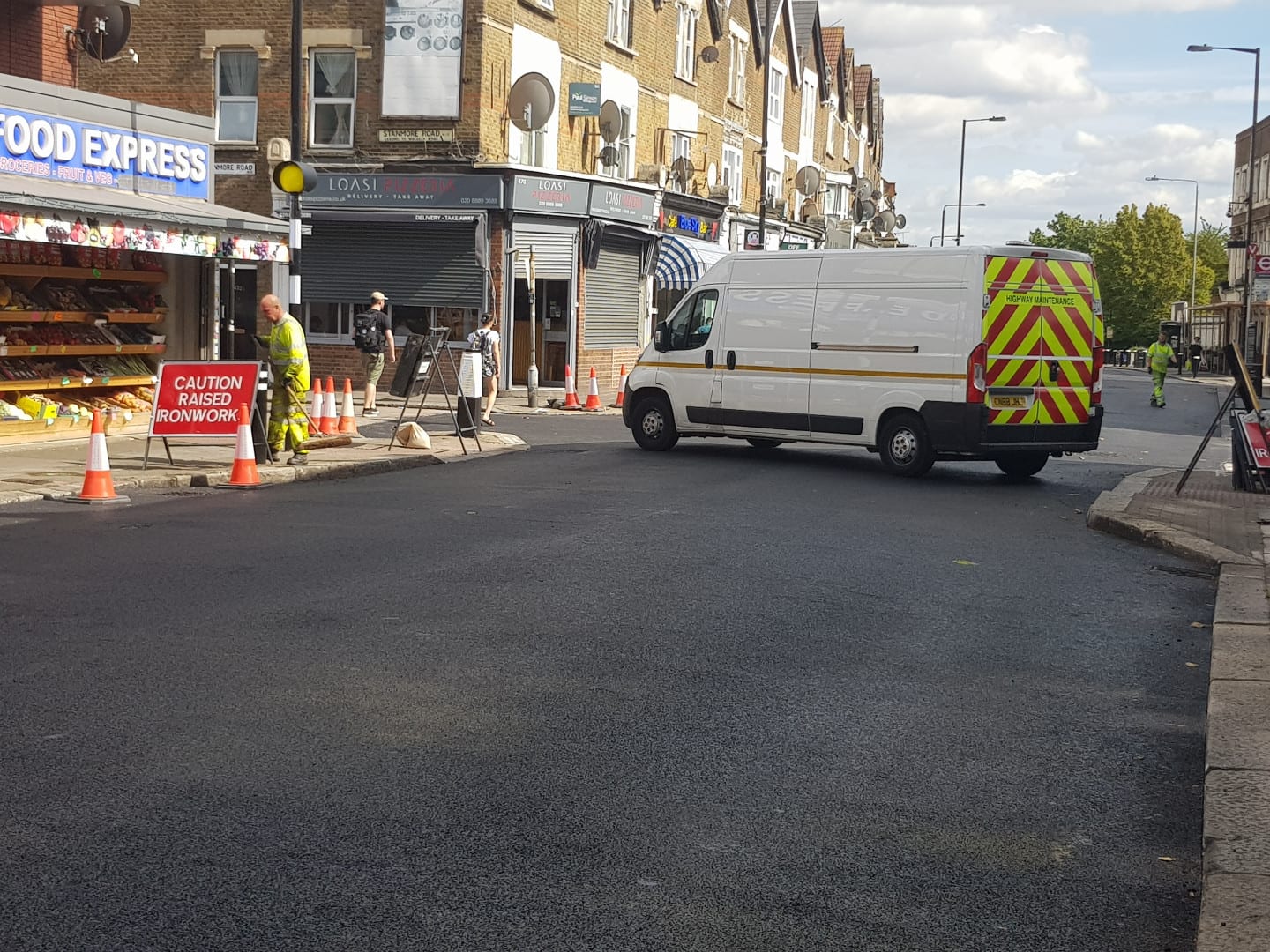 West Green Road in Haringey closed