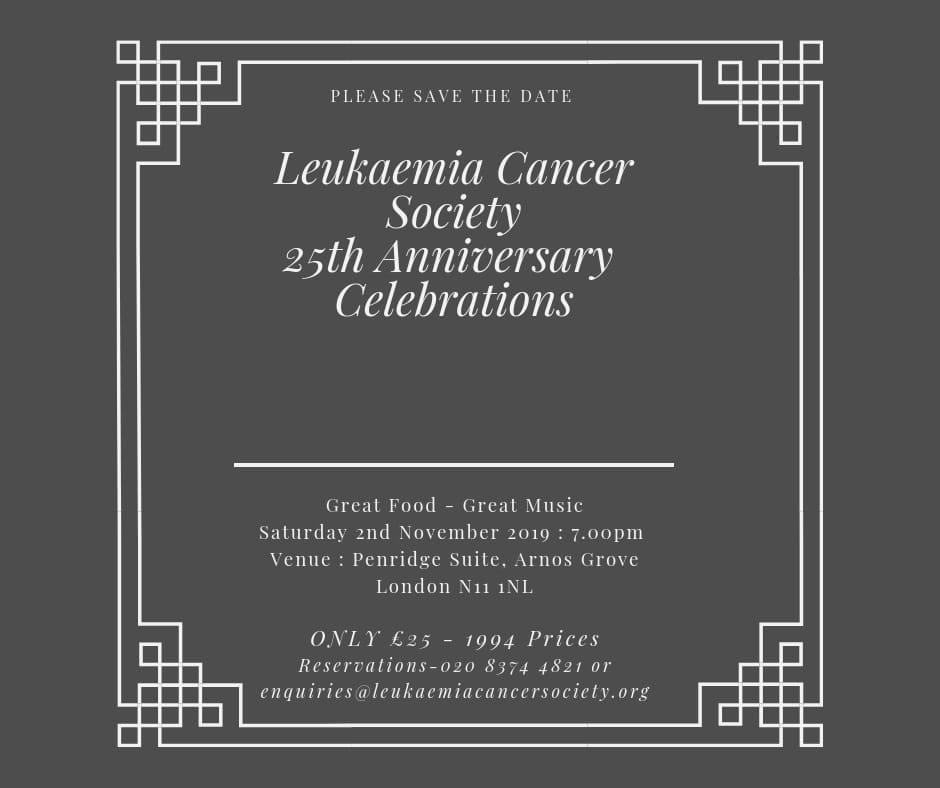 Leukaemia Cancer Society Celebrates 25 years