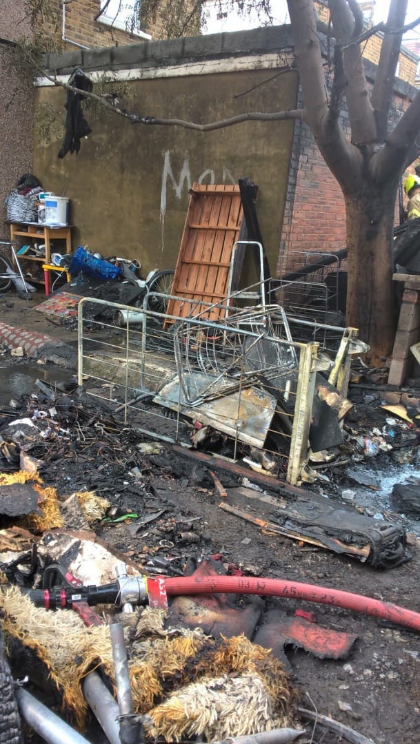 House fire -Tottenham