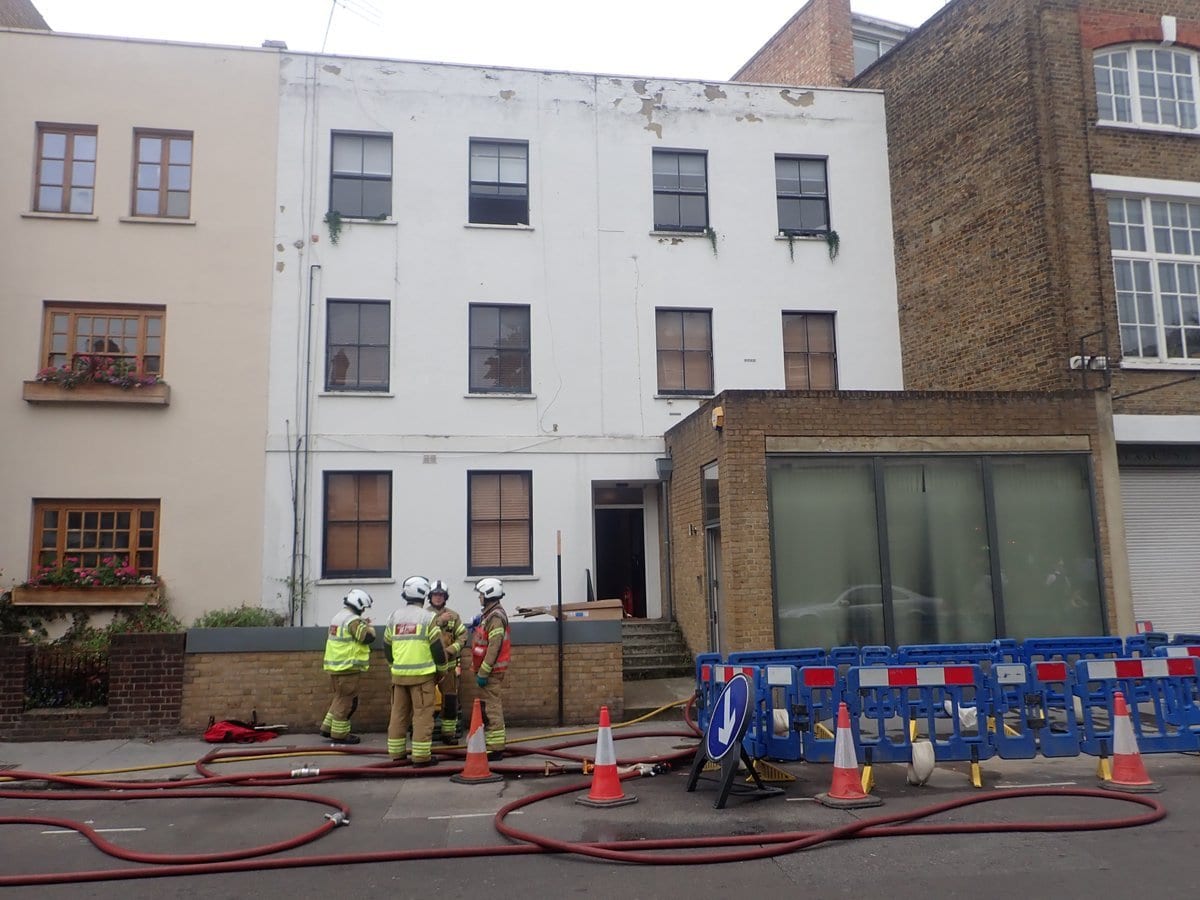 Basement fire – Islington