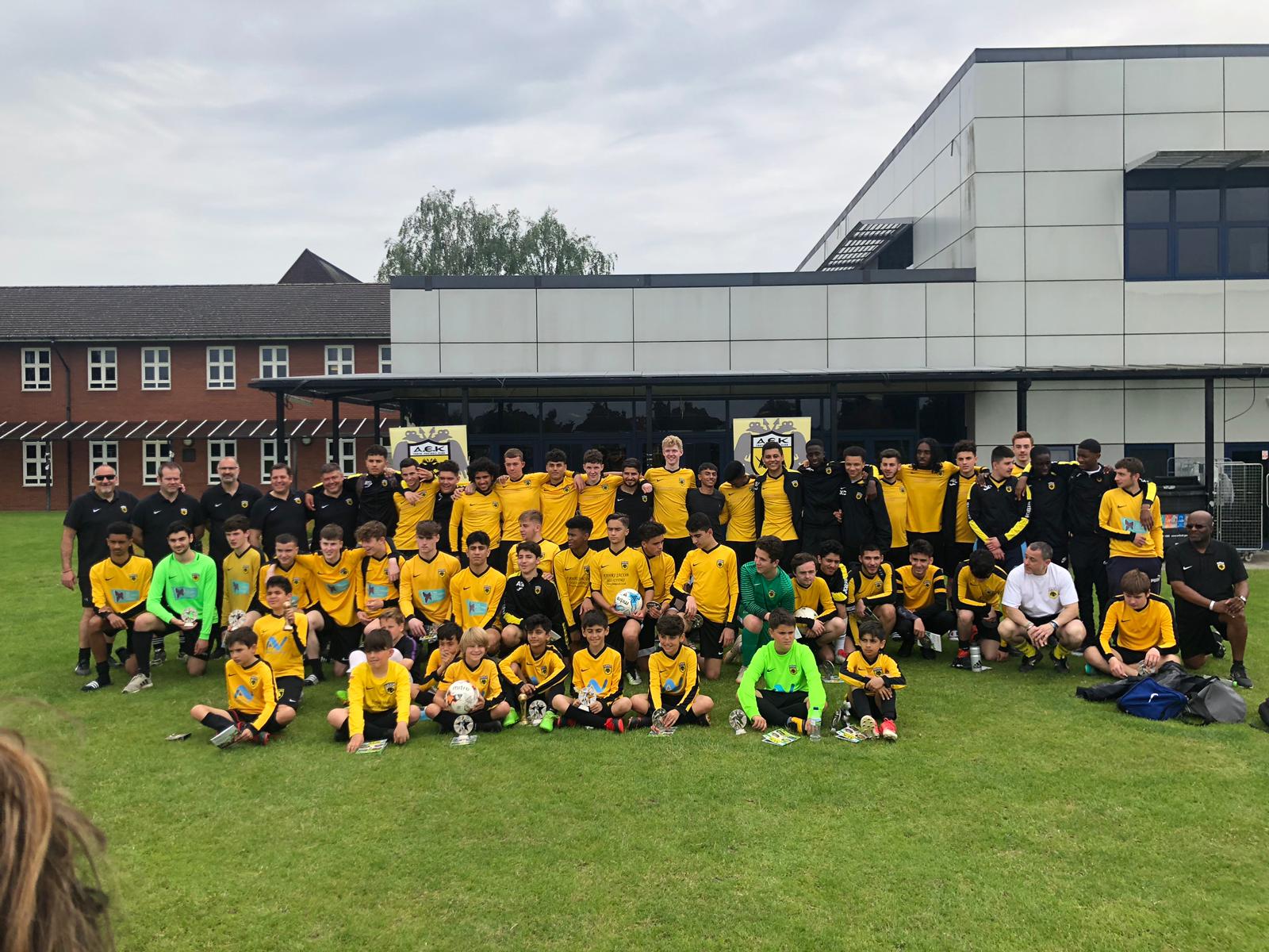 AEK Youth FC end of season presentation
