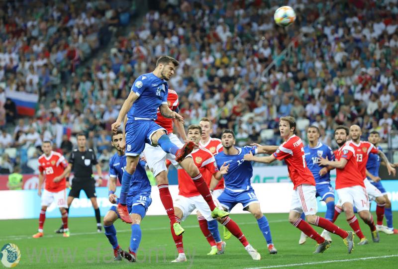 Cyprus put up a good fight against Russia