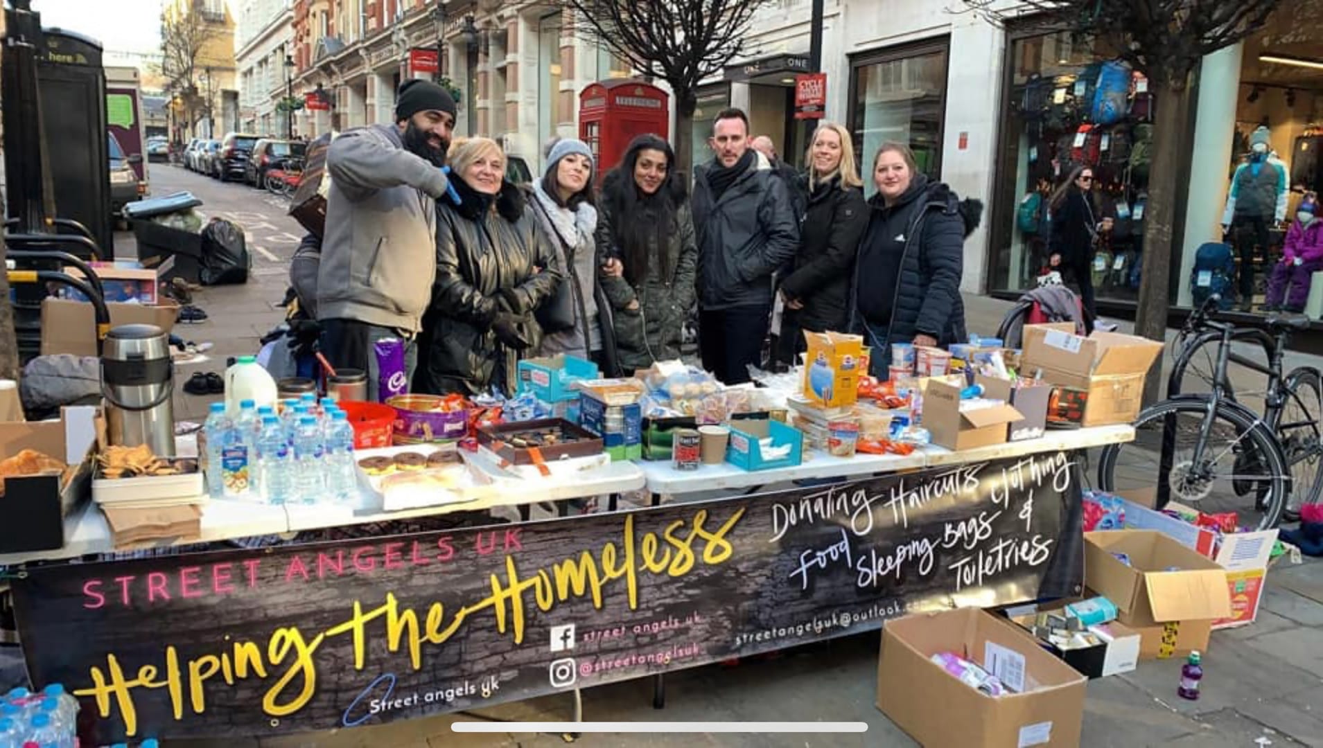 Street Angels UK aim to improve the lives of the homeless