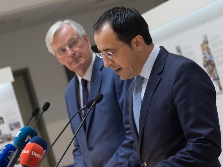 Withdrawal Agreement approval the only way to secure an orderly Brexit, Cypriot Foreign Minister and Barnier say