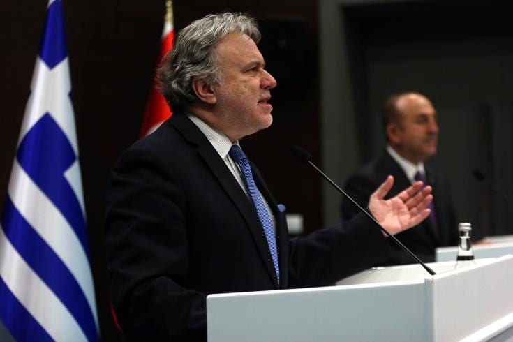 Greek FM condemned unreservedly Turkey’s illegal actions in Cyprus’ EEZ, during his meeting with Çavuşoğlu