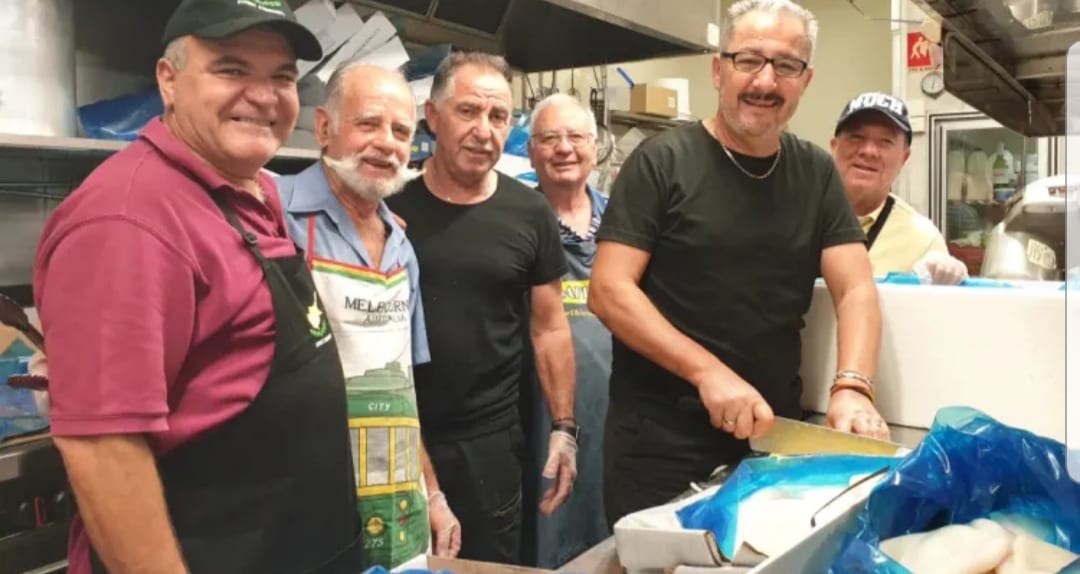 Australian Queensland Cypriot community prepares half a tonne of calamari ahead of Paniyiri Festival