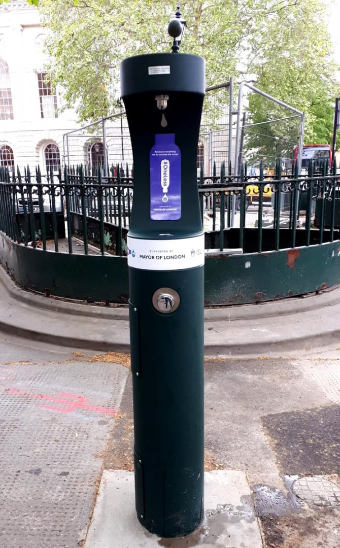 New water fountains at Clerkenwell Green and Islington Green