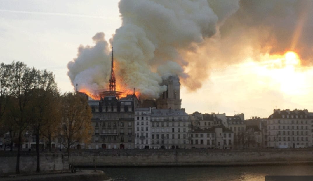 Fire devastates Notre-Dame Cathedral, centuries-old Parisian landmark
