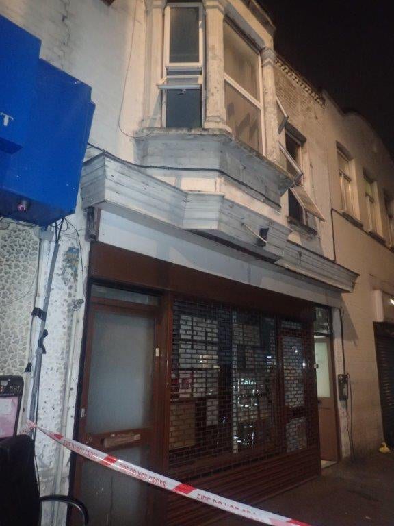 Shop fire – Leyton