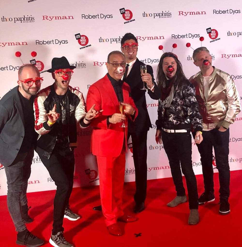 It was red noses at the ready at the Ryman & Robert Dyas Comic Relief Gala Ball!