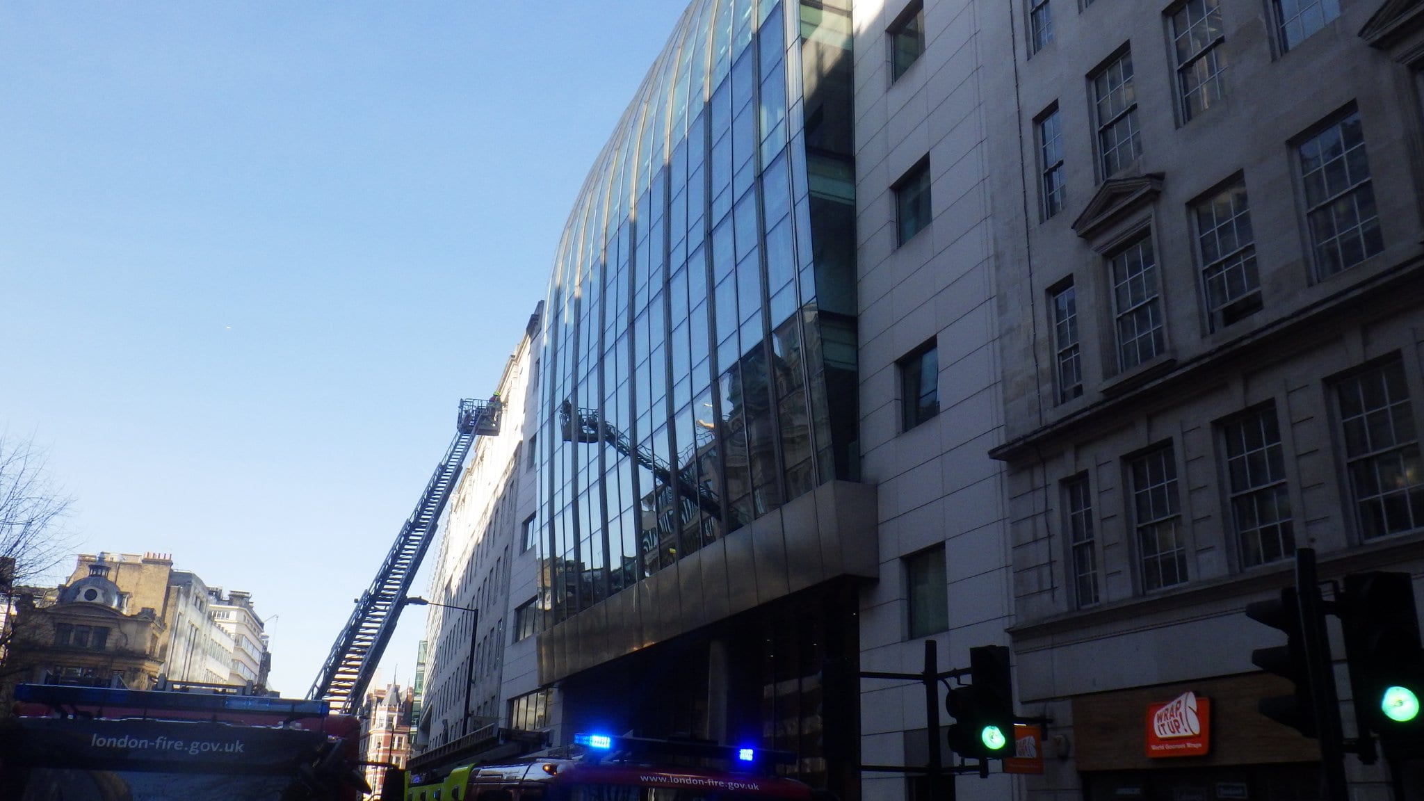 Fire at an office block – Holborn