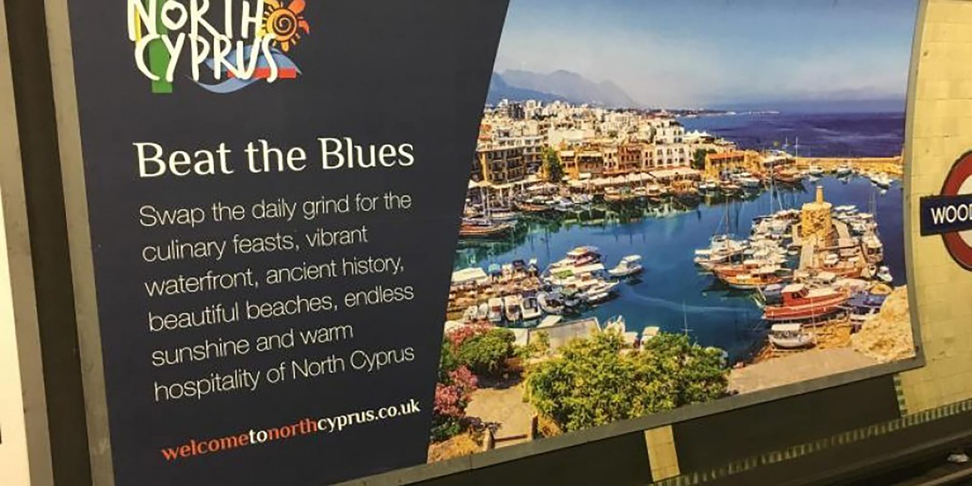 Protests over tube and bus ads promoting holidays in Turkish-occupied northern Cyprus