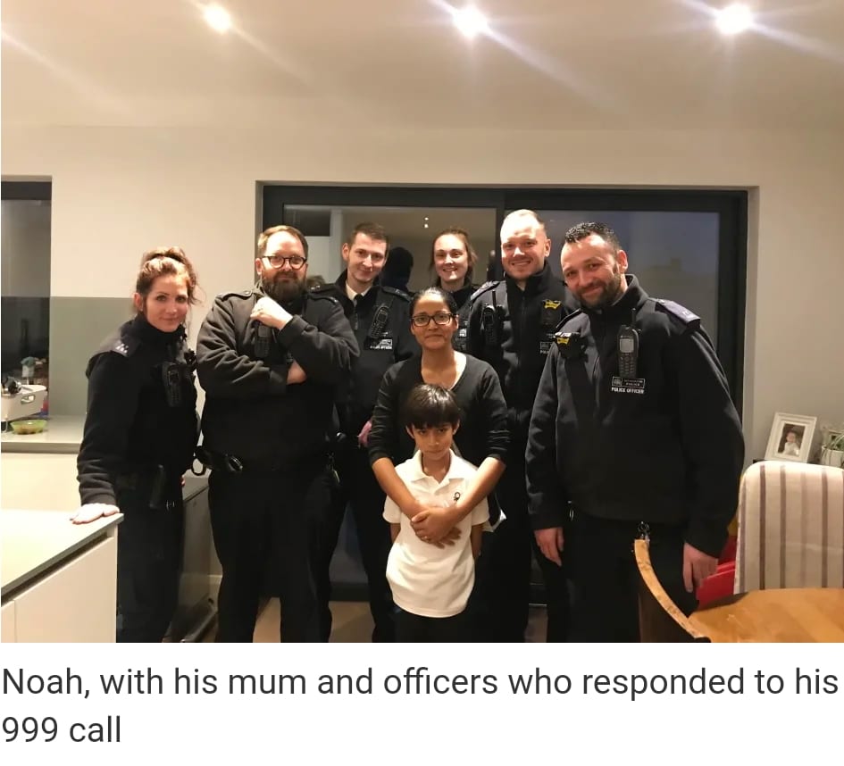 Hero boy saves mum with 999 call