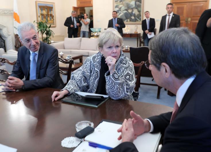 President’s meeting with Lute the UN Secretary-General’s Special Adviser for Cyprus set for February 3