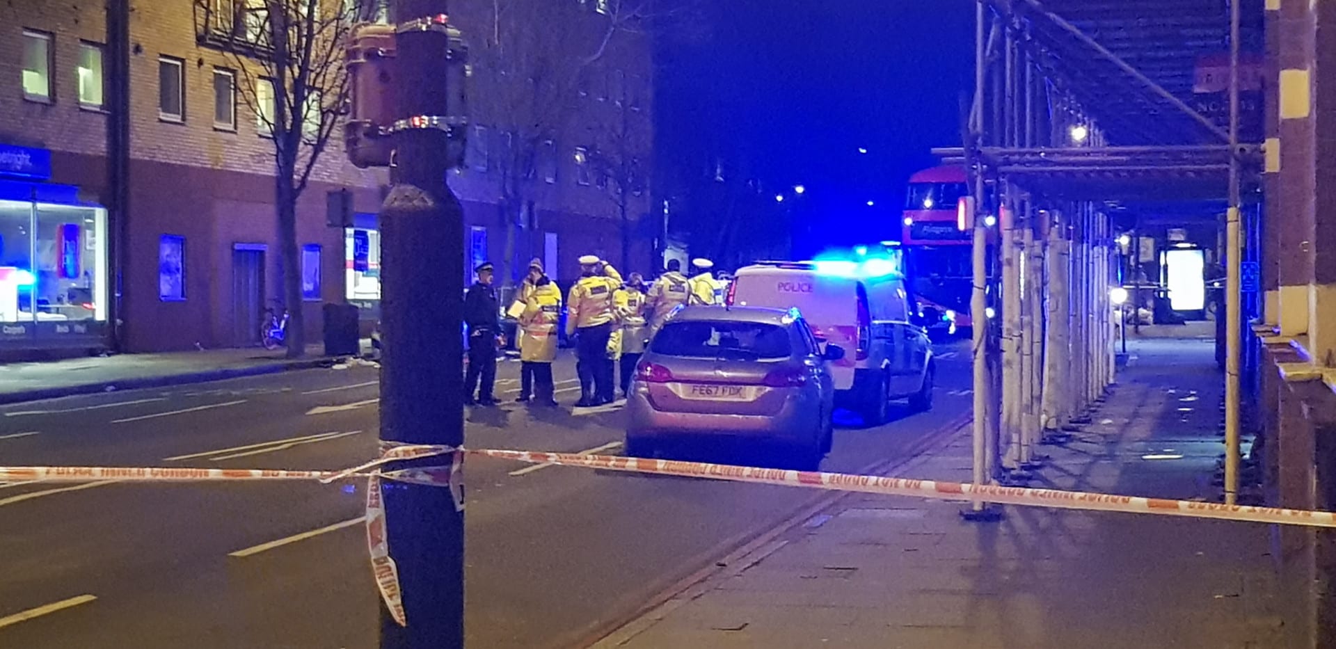 Holloway road traffic warning