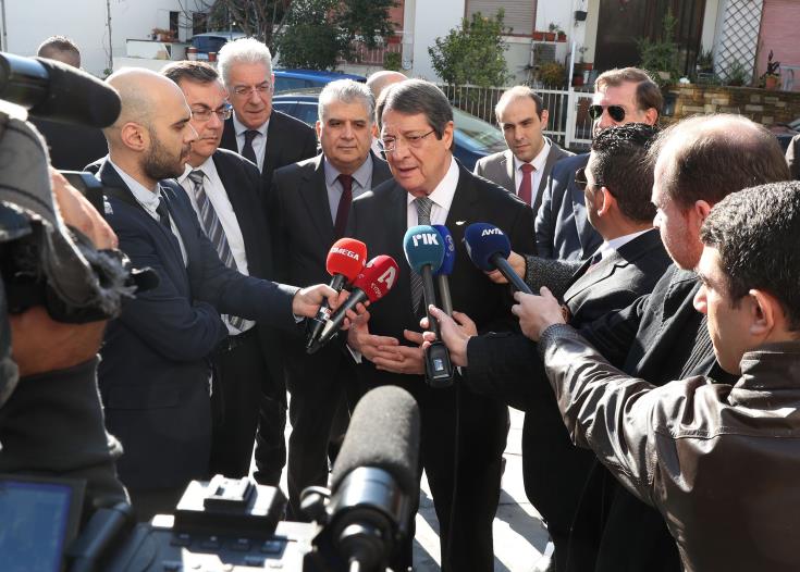 Cyprus President waiting Lute’s return to see how to handle things following Turkey’s request