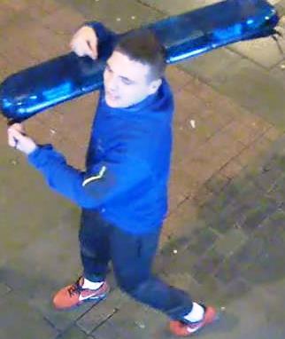 Police lights stolen from car