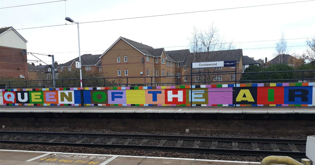 Mural honours ‘Queen of the Air’ in Barnet