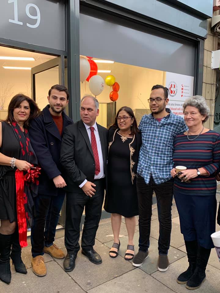 UK Thalassaemia Society celebrate their opening of the refurbished offices in Southgate