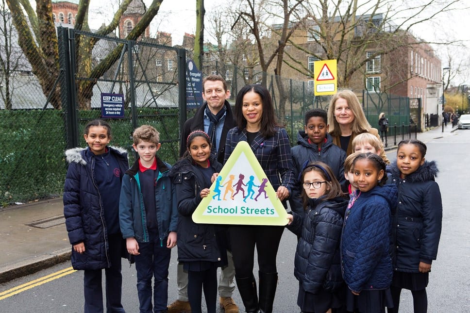 Islington’s first School Street aims to bring cleaner air and improved road safety