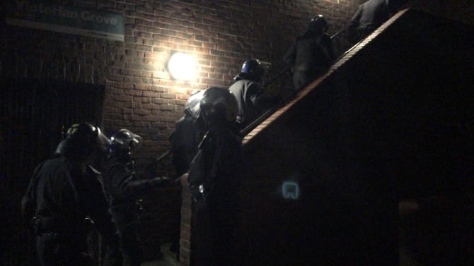 Seven people jailed following pre-planned raids across north London