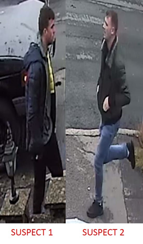 Images released of two suspects sought in connection with burglary in Chingford