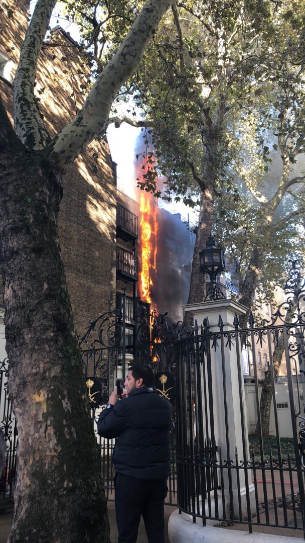 Mayfair restaurant fire