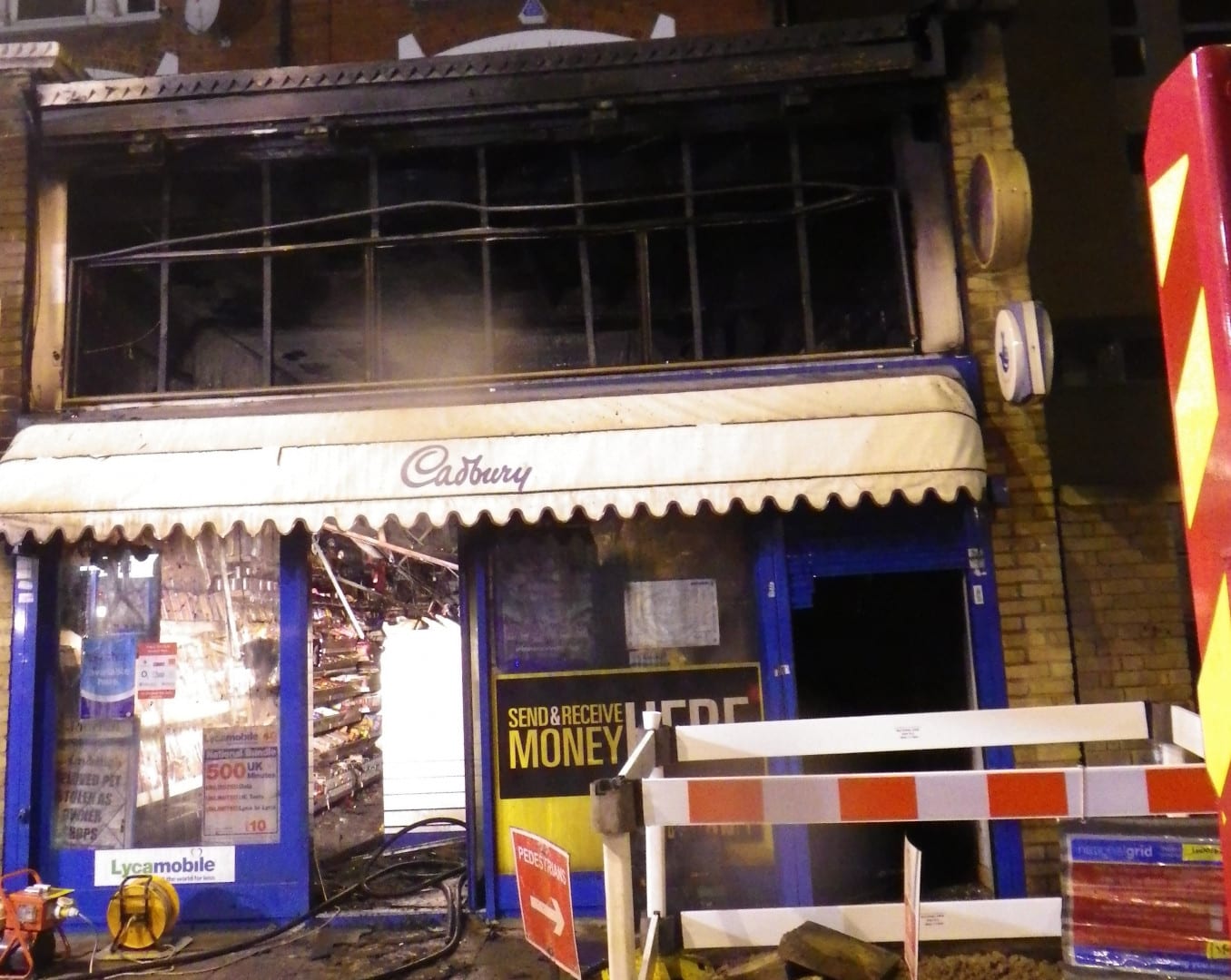 A Tottenham newsagent manager has been handed a suspended prison sentence for fire safety breaches following a serious fire at his shop