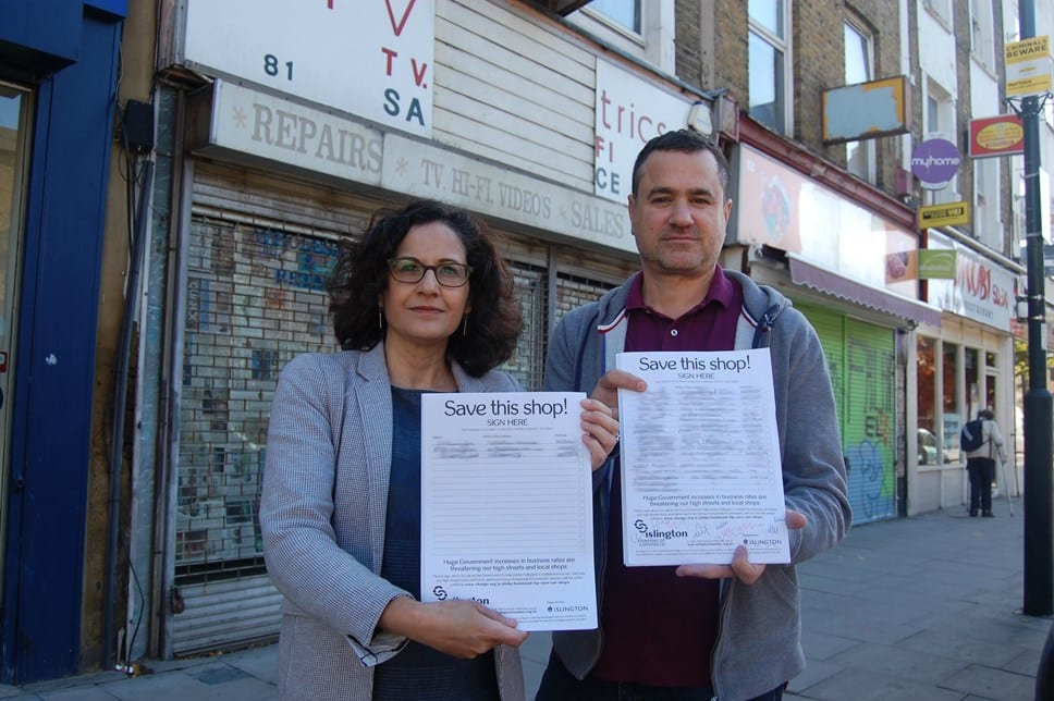 Save Our Shops – call for Government to cut business rates for Islington’s smallest firms