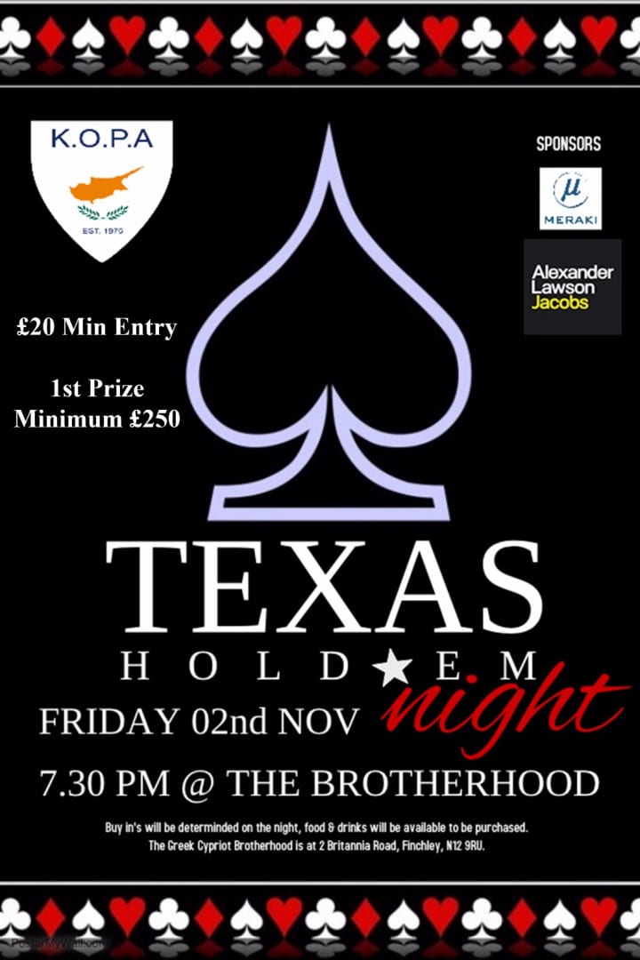 KOPA League Texas Holdem night