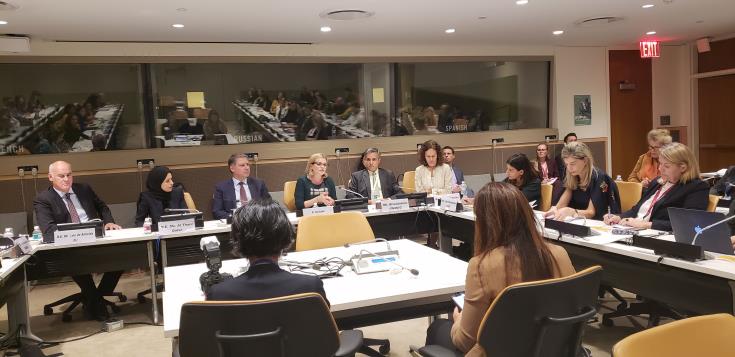 Cyprus remains committed in fight against human trafficking, Ambassador Korneliou tells UN event