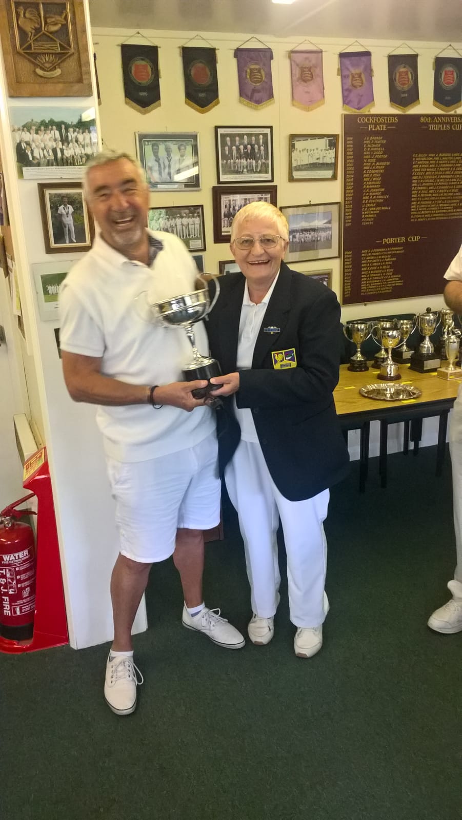 Lakis Chrysostomou wins Cockfosters Bowls club tournament
