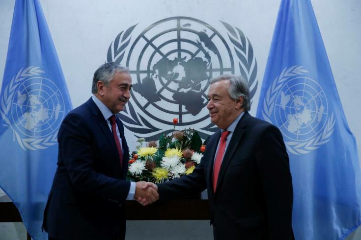 UNSG exchanged views with Turkish Cypriot leader on prospects for renewed Cyprus talks