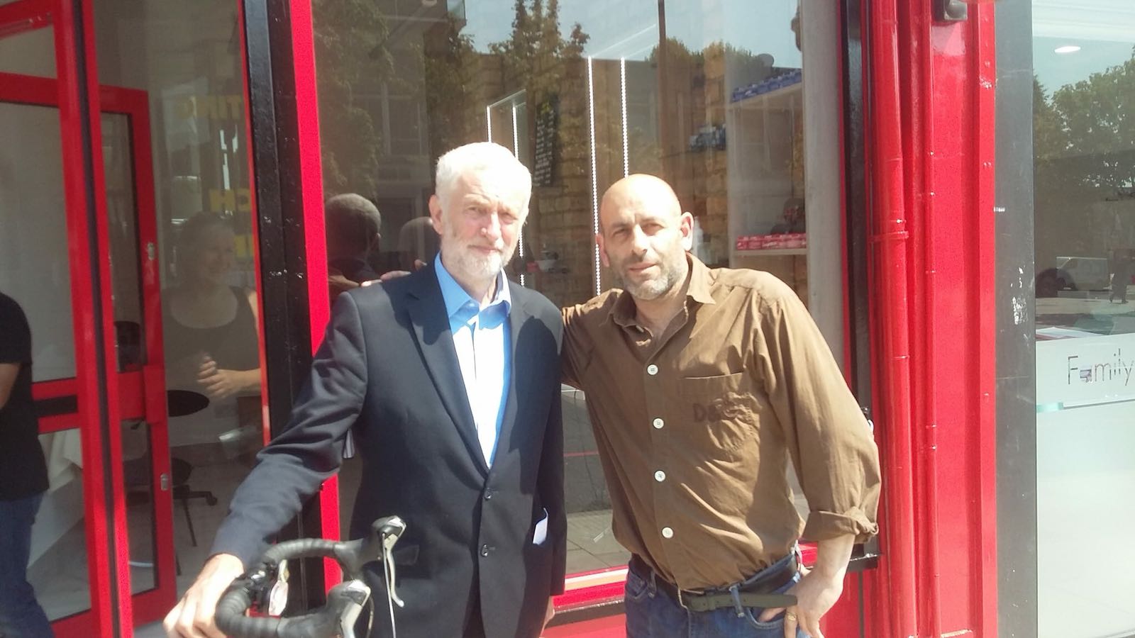 One of our own UK Cypriot barber gets a surprise visit from the leader of the Labour party
