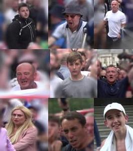 Appeal to identify people following protest