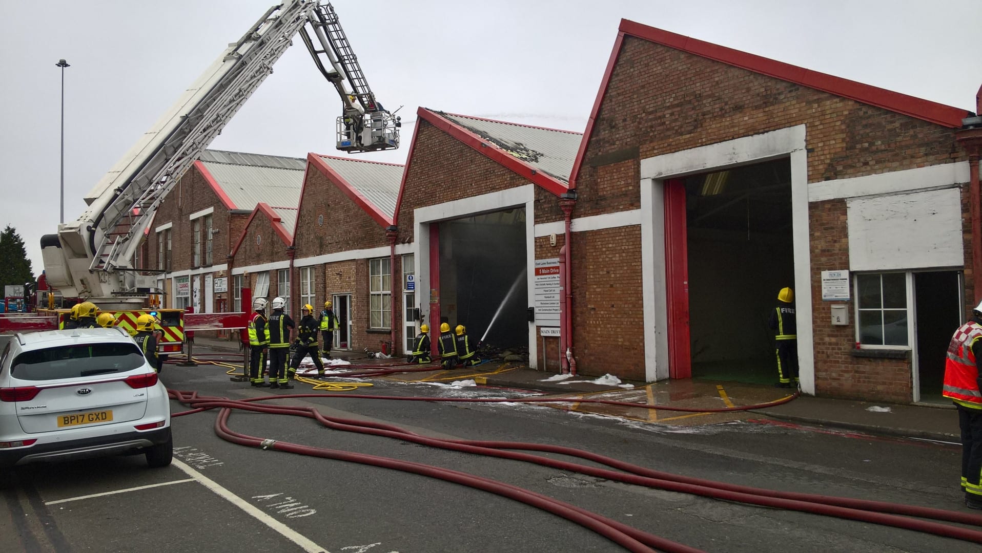 Industrial unit fire – Wembley