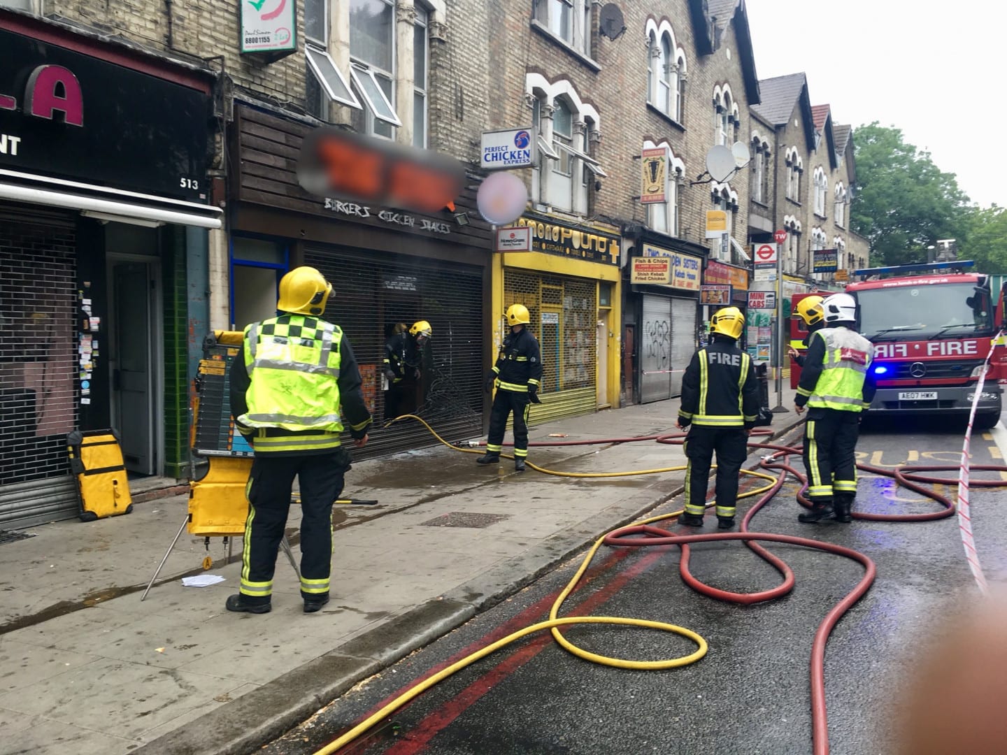 Haringey shop fire