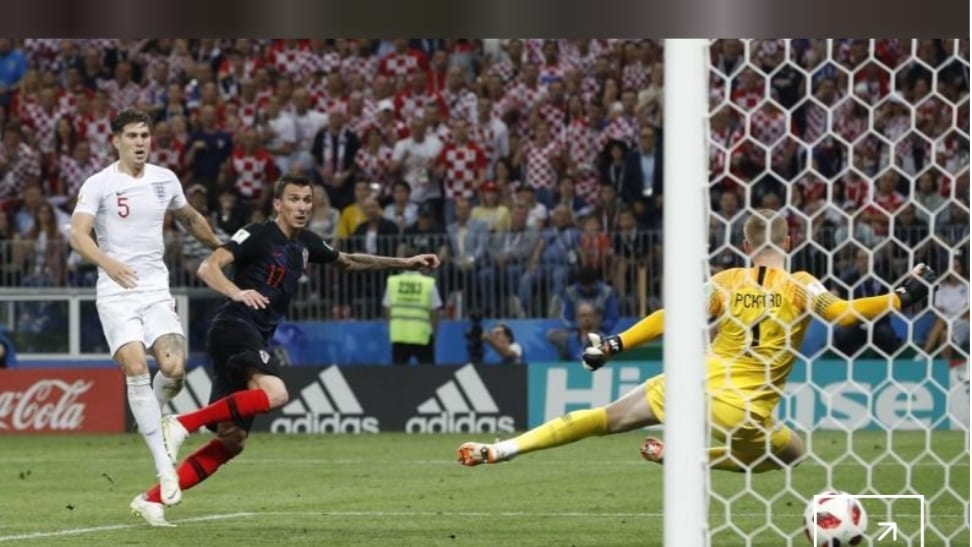 England score first but Croatia win to reach their first ever World Cup final
