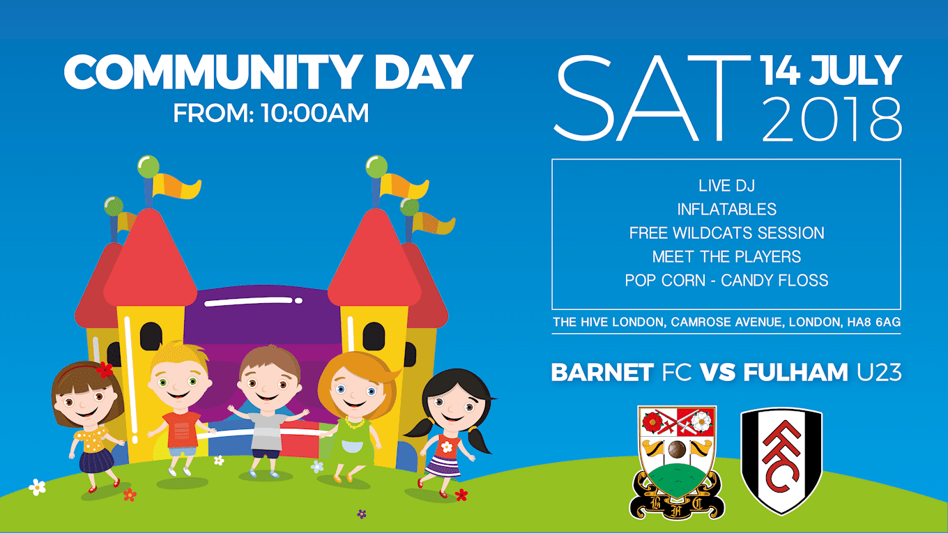 Barnet FC the Hive Foundation Community Day 2018