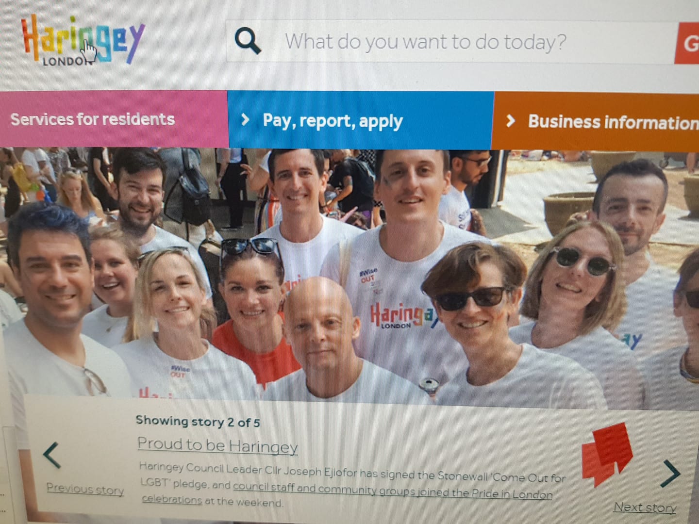 Seven years at the top for Haringey’s website
