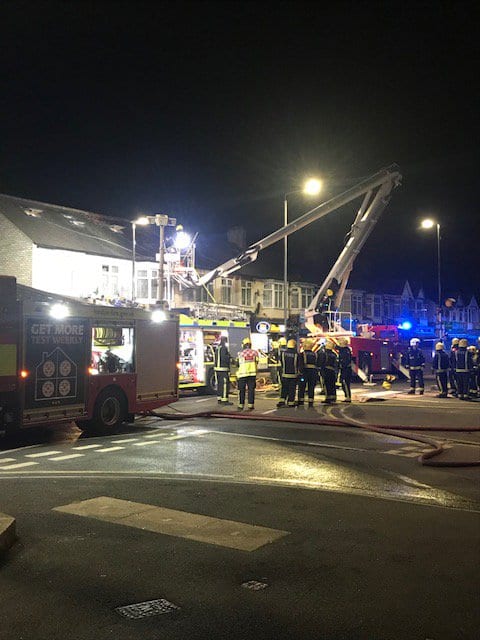 Carelessly discarded cigarette causes roof fire in Walthamstow