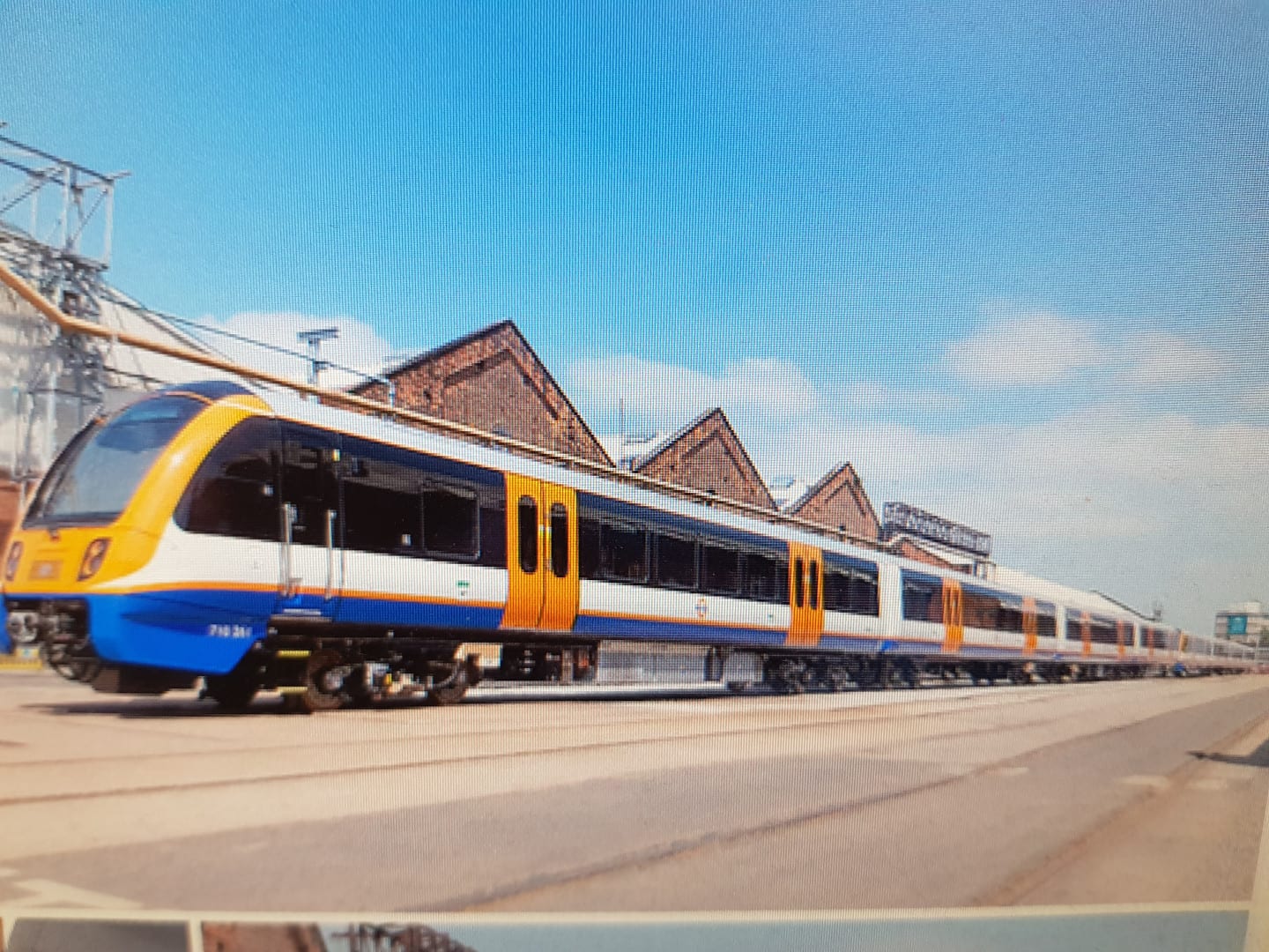 First new state-of-the-art London Overground train unveiled