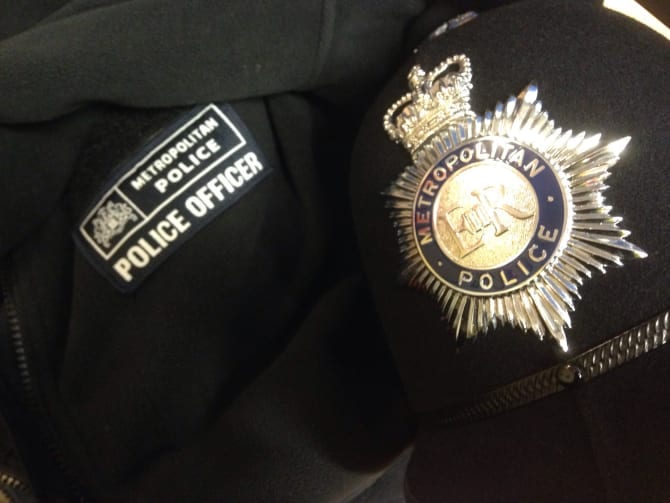 Two police officers in Camden have been praised for their quick-thinking after working together to help save the life of a 59-year-old woman.