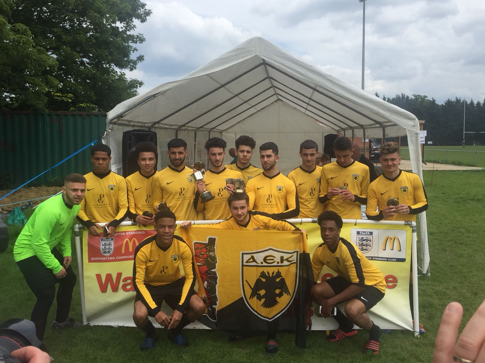 AEK youth Teams In Cup Finals