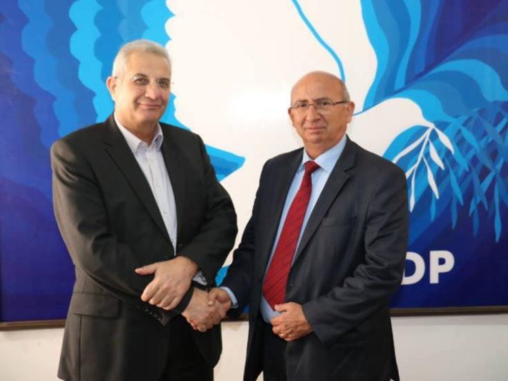 AKEL and Turkish Cypriot Communal Democracy Party agree on need for Cyprus talks to resume